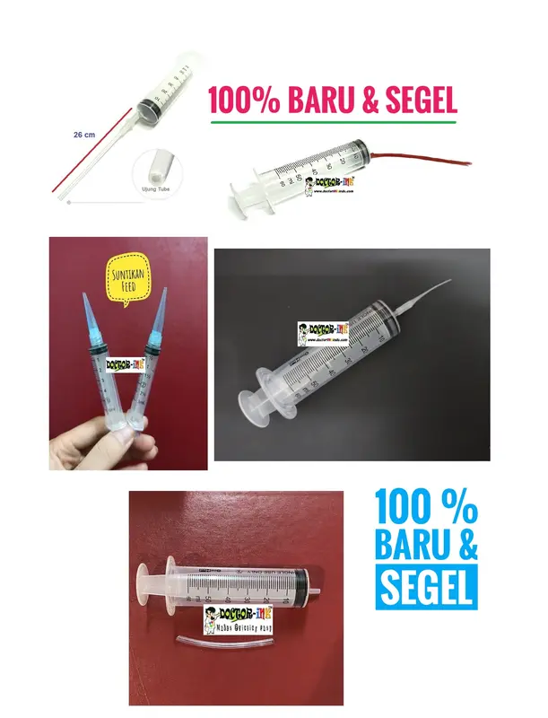 Spuit/Suntikan 20 Ml + Selang Pembersih Head Printer 3