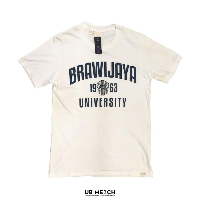 Gambar [KOKIN15] T-Shirt Brawijaya University White - XXL dari ubmerchandise Kota Malang Tokopedia
