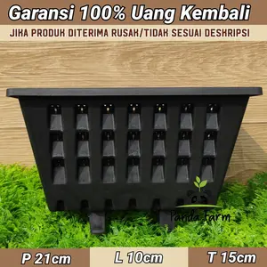 Pot Dinding Gantung Argo no 1 Hitam - Tebal berkualitas