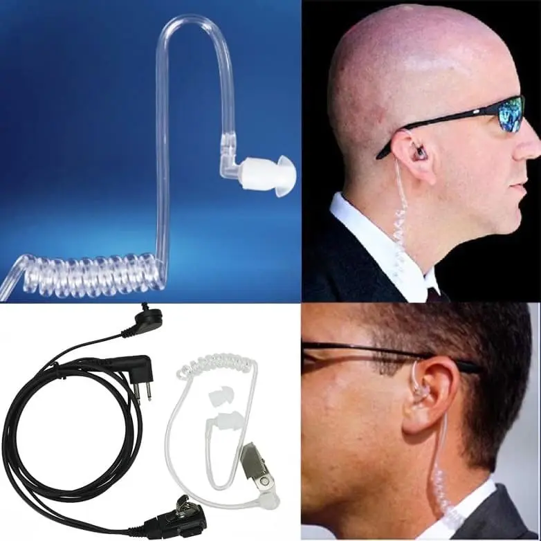 Headset Handsfree FBI Walkie Talkie HT Taffware Earphone FBI