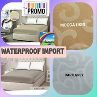 Gambar Sprei Waterproof 180x200 Tinggi 10-20-30 Blue dari Rainbow-MC Shop Kota Administrasi Jakarta Barat 1 Tokopedia