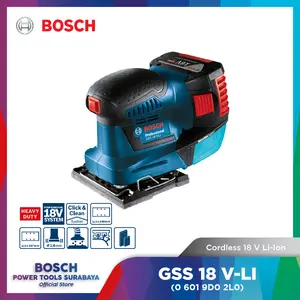Mesin Amplas Bosch GSS 18 V-LI (Unit Only) Cordless Sander GSS 18V-LI GSS 18V