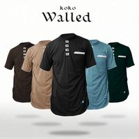 Gambar Baju Koko Muslim Waleed Pria Lengan Pendek Original Cotton Premium - Biru Muda, S dari Firsthand Kota Bandung 2 Tokopedia