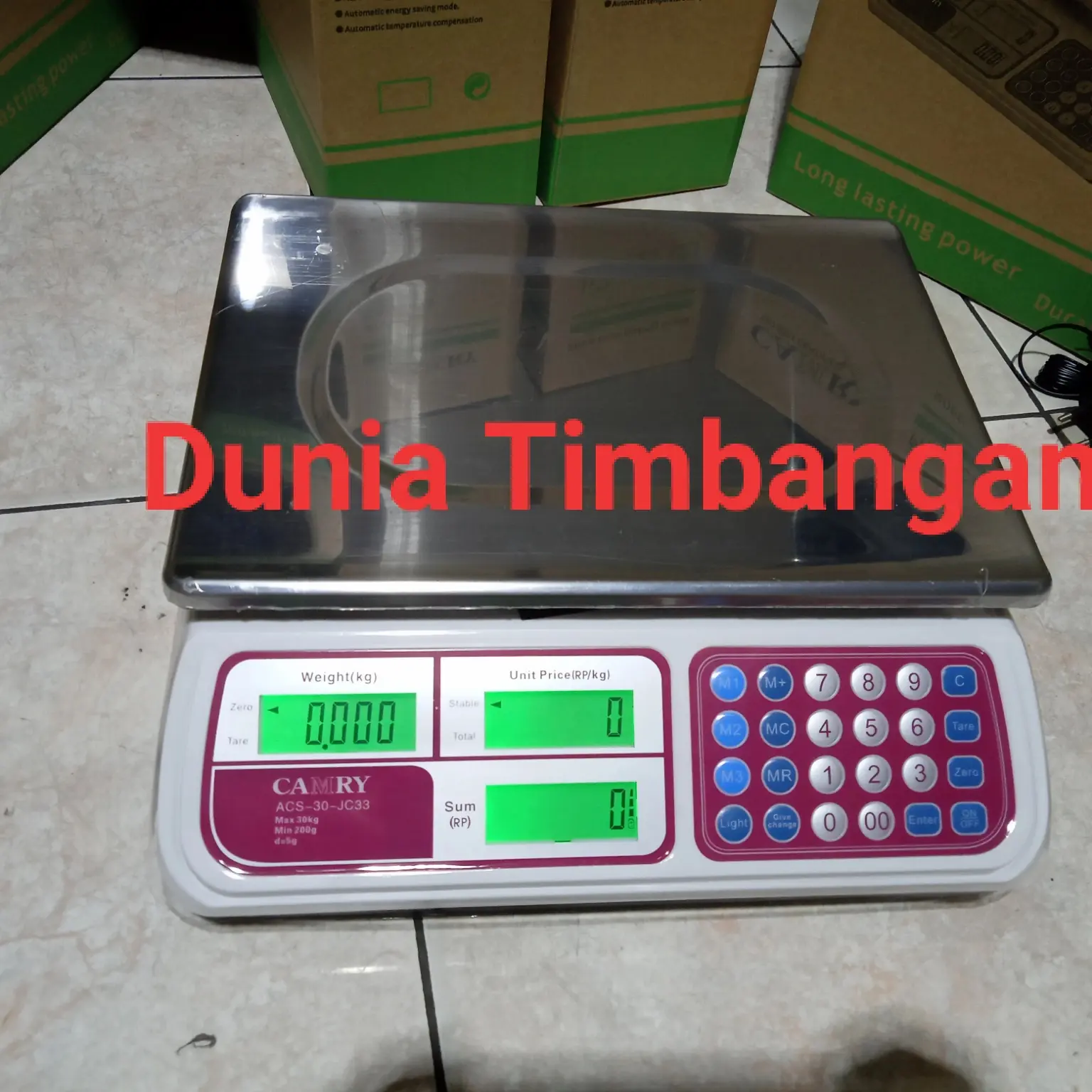Timbangan Digital Camry 30 kg / Timbangan Buah,Laundry,Ikan,Daging,Telur,Sayur Camry digital 30 kg