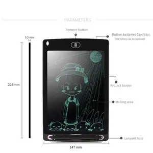 LCD Drawing Board Papan Gambar Tulis Anak Belajar 8.5" Tablet Ipad