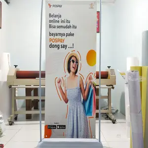 Tripod display/banner stand/ door frame stand/stand banner 1 sisi
