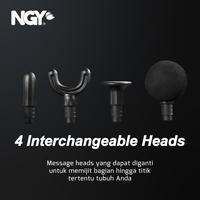 Gambar NGY PhysioPro Portable Massage Gun / Alat Pijat Elektrik | NGY-320 - Biru + Charger dari Nagoya Electronics Kota Administrasi Jakarta Barat 5 Tokopedia