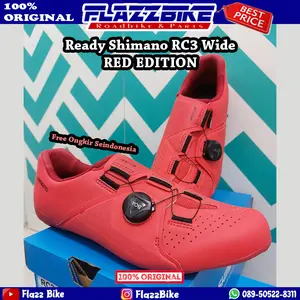 Shimano RC3 Red Size 45 ORIGINAL Sepatu Cleat Roadbike RC300 RC5 RC 3