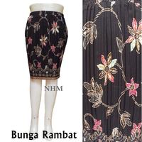 Gambar Rok Plisket Pendek Model Kebaya Terbaru - Bunga Rambat dari NHM Online Kota Bekasi 4 Tokopedia