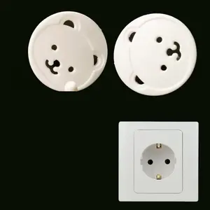 Pengaman colokan listrik, pengaman listrik motif beruang penutup stop