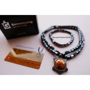 Kalung GANNAMYONG kura ROSEGOLD bonus gelang kado kesehatan wanita ibu