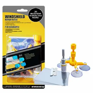 [KUNING]Windshield Repair Kit Glass LEM KACA MOBIL RETAK LEM LAYAR LCD