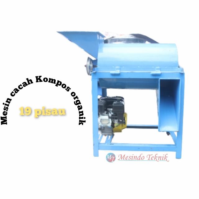 Gambar MESIN CACAH KOMPOS 19 PISAU + ENGINE 6.5PK FIRMAN dari Mesindo Teknik Kab. Tangerang Tokopedia