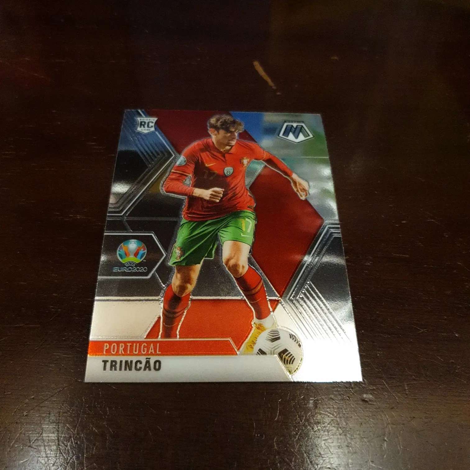 Kartu bola trincao rookie panini euro mosaic 2020
