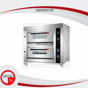 Premium Gas Baking Oven 2 Deck 4 Tray Crown horeca Yxy-40AS