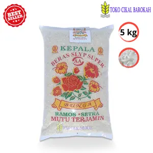 Beras Cap Bunga 5kg IR64 Pulen