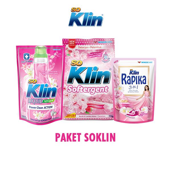 Bundle Soklin Rapika Pink Series (3 pcs)