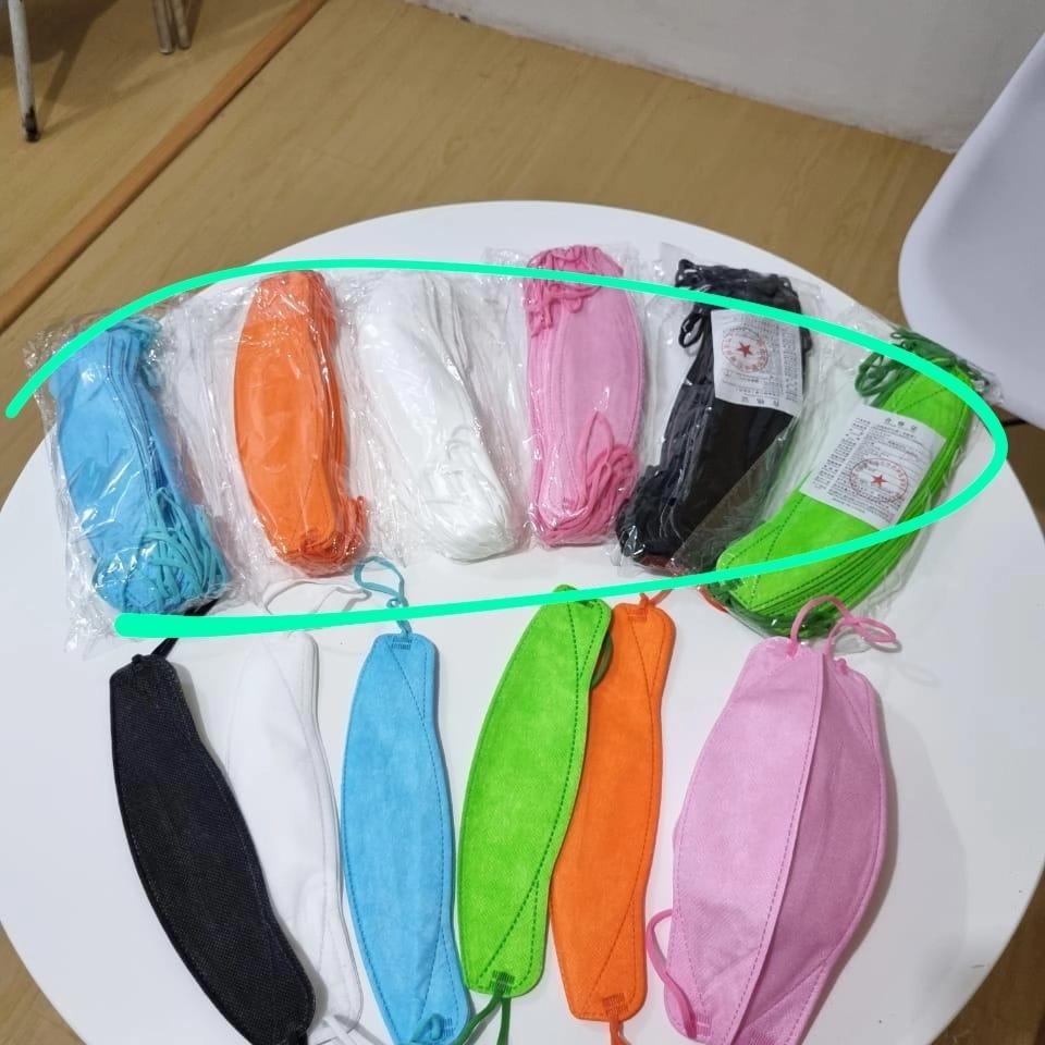 Masker KF94 Face Mask Aneka Warna 1pack isi 10pcs