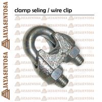 Gambar klem seling 3/8 - 10mm / kuku macan 10 mm / wire clip dari jaya sentosa 164 Kota Administrasi Jakarta Pusat 1 Tokopedia