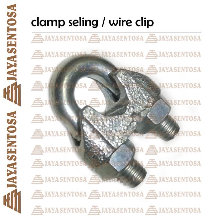 Gambar klem seling 3/8 - 10mm / kuku macan 10 mm / wire clip dari jaya sentosa 164 Kota Administrasi Jakarta Pusat Tokopedia