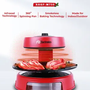 RB BBQ Halogen Grill RH-GP M750 | Memanggang Tanpa Asap