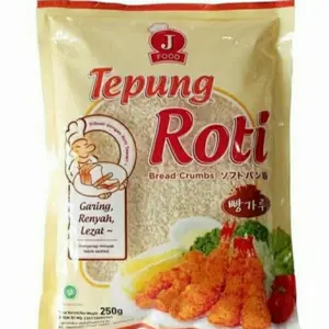 J Food Tepung Roti Bread Crumbs 250gram