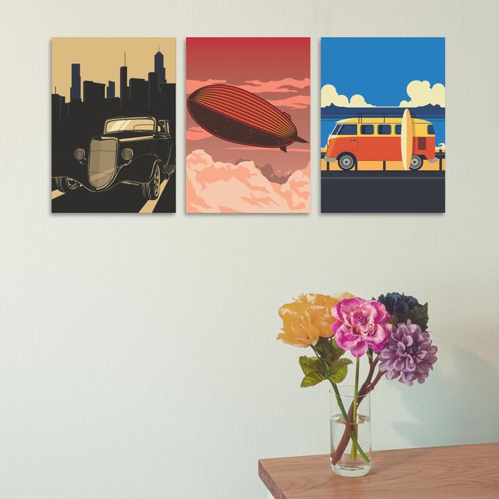 Jual Retro Minimalis Wall Decor Hiasan Dinding Kayu Poster - Kab ...
