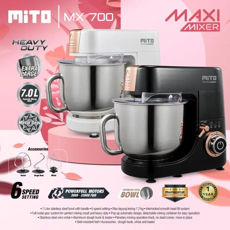 MITO MAXI MIXER MX 700 GARANSI RESMI MITO