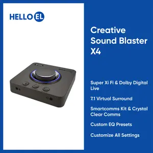 Creative Sound Blaster Soundblaster X4 External USB DAC Amp Sound Card