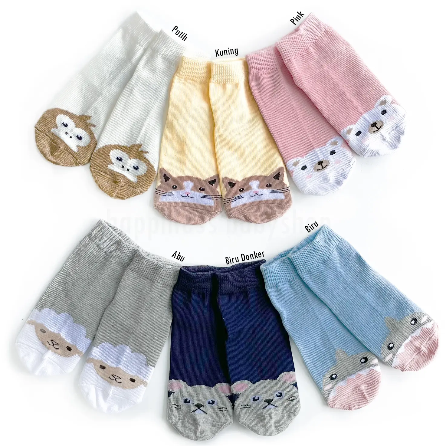 (ISI 5) KAOS KAKI ANAK / KIDS SOCKS SIZE M (4-6 TAHUN)