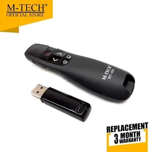Wireless presenter m-tech 2.4ghz usb with laser pointer mt-800 mt800
