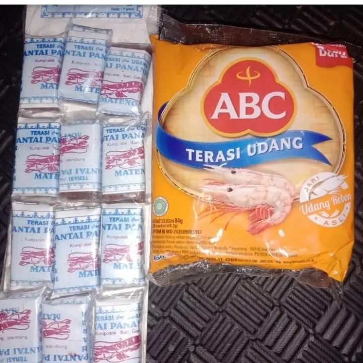 terasi Abc dan terasi pantai(mateng) perbungkus kecil