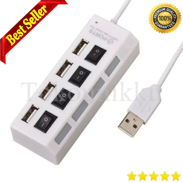 Usb Hub 2.0 4P Stopcontact ON - OFF V2.0 XX 0