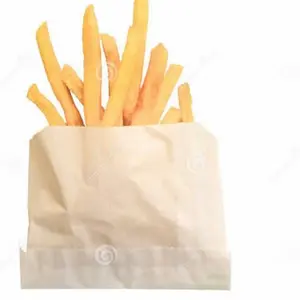 Detpak fries paper / kertas kentang 104x118mm