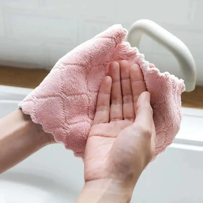 JS05 Kain Lap Piring Anti Minyak Bahan Microfiber 5