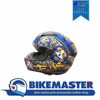 Gambar Helm Zeus ZS-811 Black/AL35 Blue Fullface - L dari Bike Master Kota Bandung 1 Tokopedia
