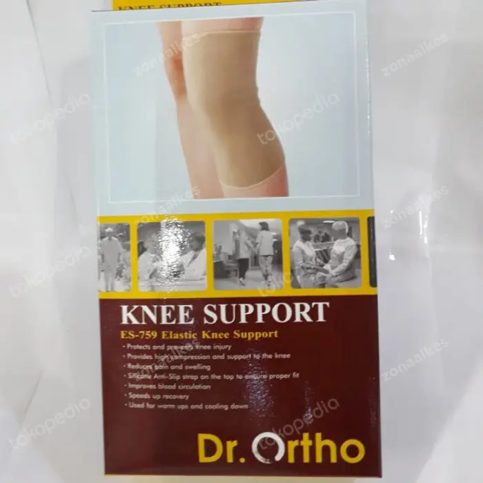 Knee Support Dr Ortho ES-759 Deker Lutut With Silicone Anti Slip