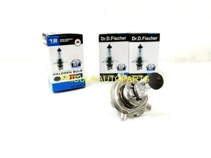 Lampu Halogen Dr Fischer Datsun Go + Panca H4 12V +50% uv filter