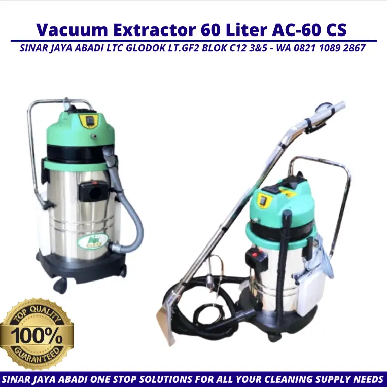 Vacuum Extractor Spray Carpet Cleaner 60 Liter Vakum Karpet Ekstraktor 0