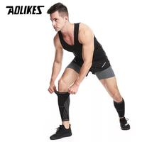 Gambar 7760 AOLIKES CALF SLEEVES DEKER BETIS WRAP SUPPORT PAD LEG GUARD - Hitam, M dari Aolikes Indonesia Store Kota Tangerang 2 Tokopedia