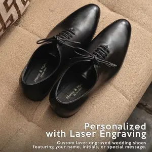 Gravir Tulisan di Insole Leather Classic Series