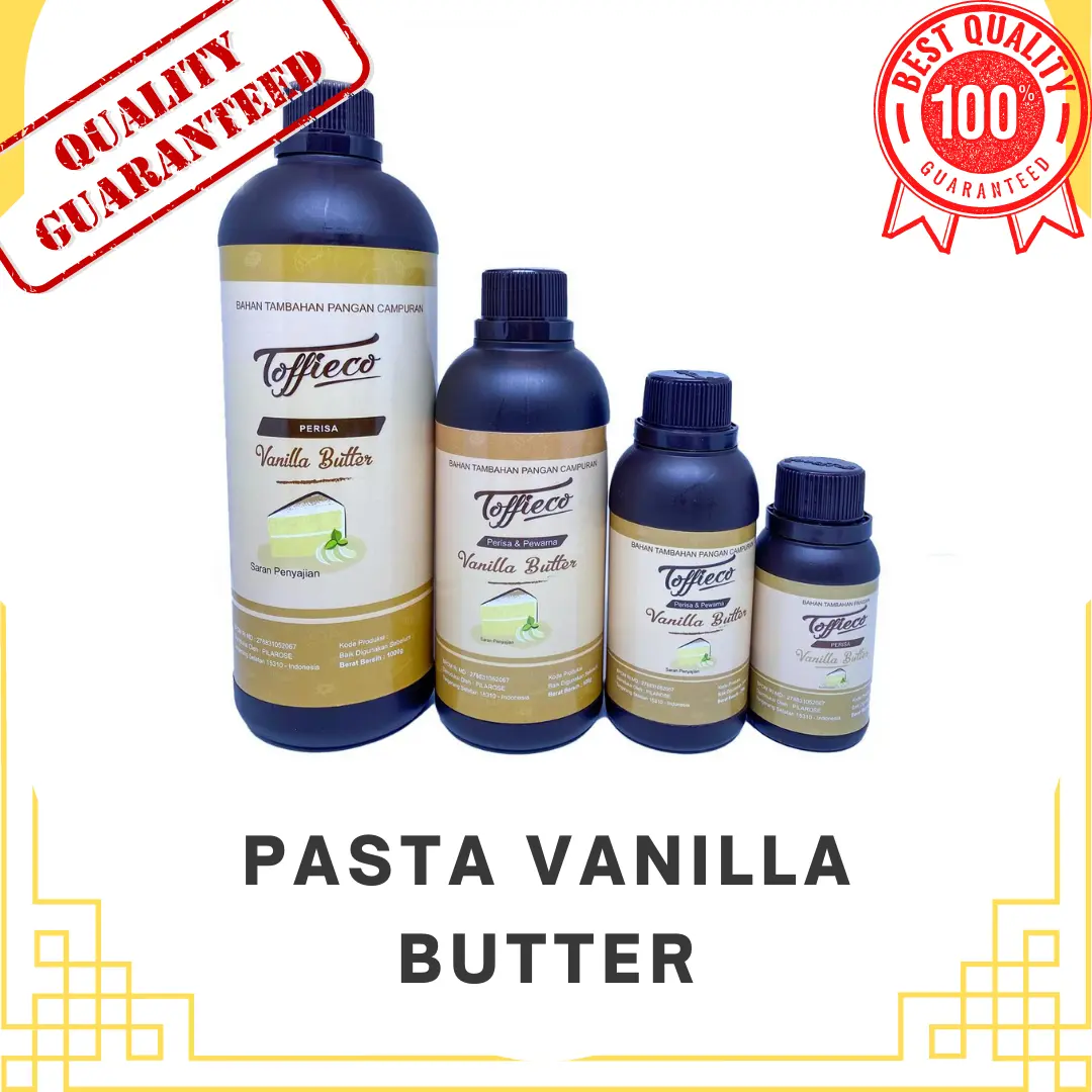 Perisa dan Pasta Vanilla Butter Toffieco 500 Gram