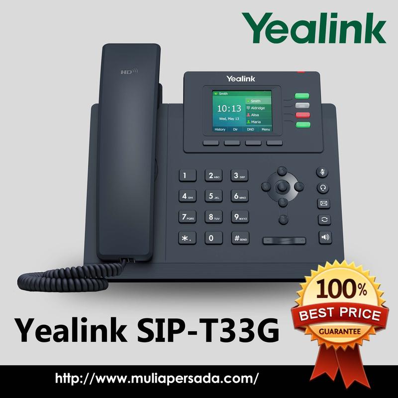 Yealink SIP-T33G - High Performance Gigabit Color Screen IP Phone ...