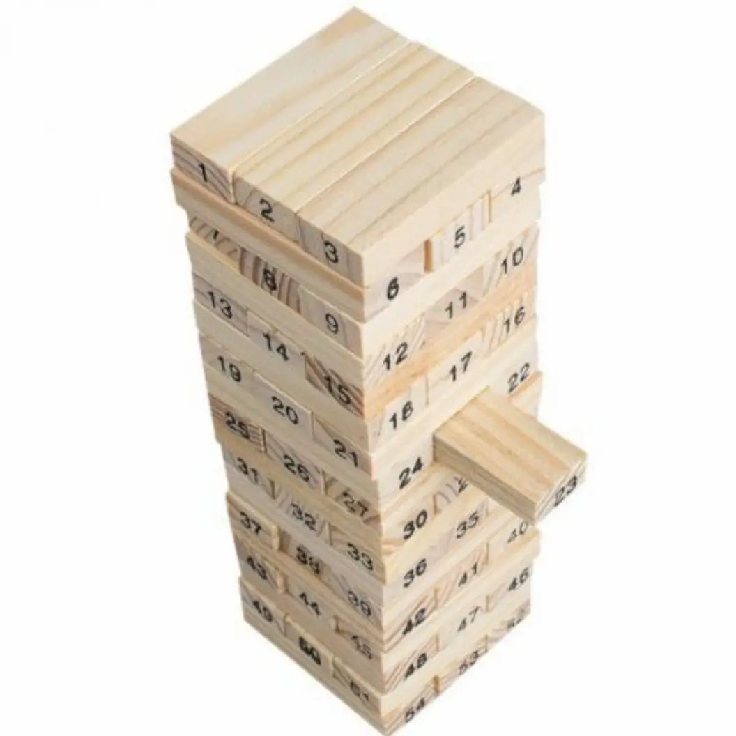 MAINAN EDUKASI UNO STACKO KAYU-54 BALOK