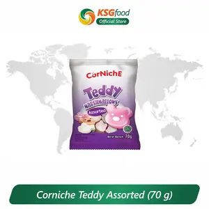CORNICHE TEDDY ASSORTED MARSHMALLOW