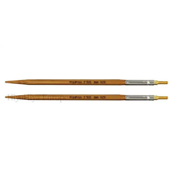 Gambar Jarum Rajut HiyaHiya Bamboo Interchangeable Tips 4" - 2.75 mm dari Nofiberphobia Kota Surabaya 5 Tokopedia