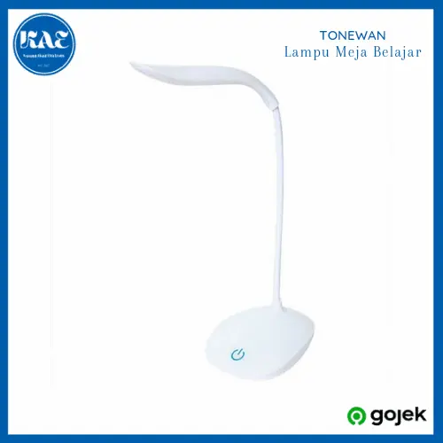 Lampu Meja Belajar TONEWAN Desk Lamp Eye Protection USB 14 LED 0