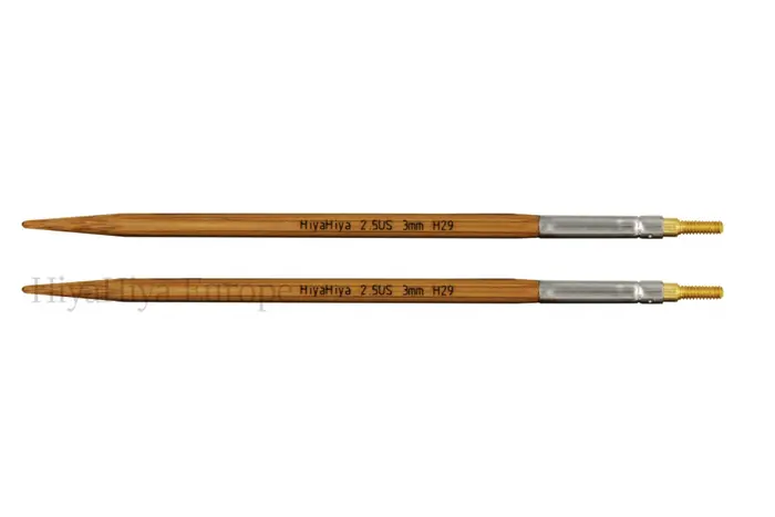 Gambar Jarum Rajut HiyaHiya Bamboo Interchangeable Tips 4" - 2.75 mm dari Nofiberphobia Kota Surabaya 2 Tokopedia