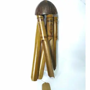 Lonceng Angin Bambu Genta Angin Klontong Bambu Size S