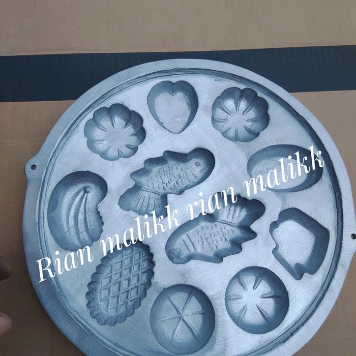 Gambar CETAKAN KUE CUBIT TEBEL BAHAN ALUMUNIUM dari Rianmalikk Kota Administrasi Jakarta Barat Tokopedia